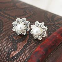 ราคา Full Crystal Pearl Water Droplets Stud Earrings for Women Wedding Jewelry Boucles doreilles Pendientes Valentines Day Gift (22472998430)
