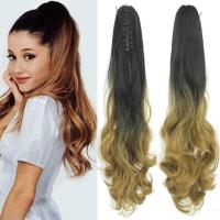 ราคา เลดี้15สีแฮร์พีชไล่เฉดสีสังเคราะห์ที่ต่อผมมีสีวิกผมหางม้าคลิปกรงเล็บแฮร์พีซคลิปผมหางม้า (4103264690)