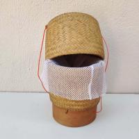 ราคา กระติ๊บไม้ไผ่ไร่ รมควัน กันหมอดใส่ข้าวเหนียว ทรงกลม มีฝาปิด ขนาดเล็ก ขนาดกลาง ขนาดใหญ่ แถมผ้ารองกระติ๊บข้าวเหนียว (22770433331)