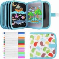 ราคา LIWU ของขวัญสำหรับเด็ก ชอล์กน้ำ อุปกรณ์วาดภาพวาด นักเรียนเรียนรู้ สมุดระบายสี กระดานดำเพ้นท์ หนังสือวาดรูป ร่างกราฟฟิตี สมุดร่างภาพ (23054105626)