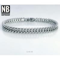 ราคา S201 สร้อยข้อมือสแตนเลสแท้ ตะขอเข้ารูป กว้าว6มิล เลือกความยาวได้ สแตนเลส316L ไม่ลอกไม่ดำ ใส่อาบน้ำได้ ใส่เล่นกีฬา โดนเหงื่อได้ (9482614091)