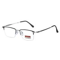 ราคา เลนส์แก้วแท้ แว่นสายตายาวธุรกิจสำหรับผู้ชายแว่นอ่านหนังสือน้ำหนักเบาป้องกันสีน้ำเงินพร้อมแว่นสายตายาวคริสตัลเกรด100 150 200 250 300 350 400 (17782610124)