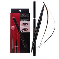 ราคา ตาสวยแบบดารา Browit HighTechnique Duo Eyeliner อายไลน์เนอร์น้องฉัตร ดินสอเขียนขอบตา น้องฉัตร 2 in 1 (18038558827)