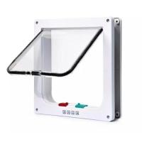 ราคา Pet Door ประตูสำหรับสัตว์เลี้ยง ประตูแมว ประตูสุนัข พันธุ์เล็ก รุ่นล็อกปิดได้ (22870990126)