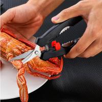 ราคา กรรไกรแกะปูและกุ้ง วัสดุสแตนเลสอย่างดีใช้สำหรับแกะเนื้อปูตัดเปลือกปูมาพร้อมที่แคะเนื้อ (22150249956)