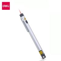 ราคา Deli ปากกาเลเซอร์ ยืดได้ เลเซอร์ ปากกาเลเซอร์ไร้สาย สำหรับการชี้ นำเสนองาน PPT อุปกรณ์สำนักงาน Laser Pen (21485540217)