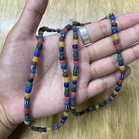 ราคา สร้อยคอลูกปัดโบราณ ลูกปัดสวยงาม ลูกปัดหลากสี หินลูกปัดทราวดี (22805476944)