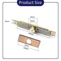 ราคา กุญแจประตูม้วน พร้อมดอกกุญแจ 3ดอก ใช้ได้กับประตูม้วนทั่วไป (23317234648)