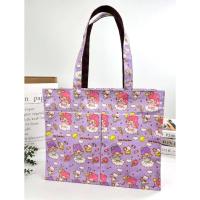 ราคา กระเป๋าผ้าเคลือบกันน้ำ A4 ทรงนอน สะพายไหล่ ขนาด 14 ใส่เอกสาร ใส่แฟ้มได้ จุมากๆ (21800360715)