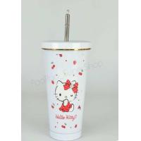 ราคา งานแก้วสแตนเลส 750ml เกรด 304 ขอบทอง หลอดสีทอง แถมที่ล้างหลอด (19180965898)