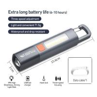 ราคา LED ไฟฉาย ไส้ตะเกียง ไฟฉายสว่างสุด ๆ มีตะขอ ไฟฉายตั้งแคมป์แบบพกพา ชาร์จ USB ไฟฉายแบบพกพา กันน้ำ ไฟฉายกันน้ำ พร้อมไฟด้านข้าง Led Flashlight (22182629693)