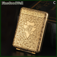 ราคา FineGoodWell กล่องใส่บุหรี่16มวนกล่องเก็บของบุหรี่ที่เก็บบุหรี่แบบพกพาสุดหรูใหม่เป็นของขวัญ (22038497787)
