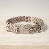 ราคา ปลอกคอสุนัขสลักชื่อ ปลอกคอแมว ปลอกคอลาย Japanese Pattern วัสดุผ้าแคนวาส พร้อมสลักชื่อน้องหมาแมวฟรี (22532173692)