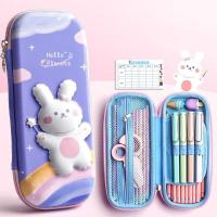 ราคา 3D Unicorn EVA Cute Pencil Box School Student Stationery Box Children Pencil Storage Box Large Capacity Pencil Case (15232721575)