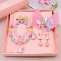 ราคา สร้อยคอสำหรับเด็กสร้อยคอตัวการ์ตูนน่ารักยูนิคอร์นชุดเครื่องประดับสำหรับเด็กผู้หญิงสร้อยคอสร้อยข้อมือเครื่องประดับสำหรับเด็กทารก (20925600687)