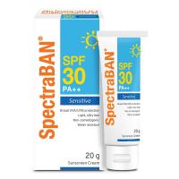 ราคา Spectraban Sensitive สเปคตร้าแบน เซ้นซิทีฟ ครีมกันแดดสำหรับผิวหน้าและผิวกาย 20 กรัม (12327869965)