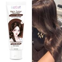 ราคา ทรีทเม้นท์เปลี่ยนสีผมเลอค่า พร้อมบำรุง สีน้ำตาลเข้ม (13608403403)