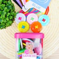 ราคา กระดุมยักษ์ กระปุกเหลี่ยมใส ฟรีการ์ดสี เชือก Kadumyak ชุดเล็ก ของเล่นเด็ก เสริมพัฒนาการ (23103256033)