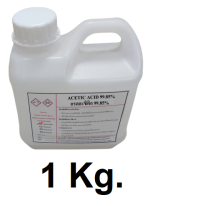 ราคา Acetic acid กรดอะซิติก กรดน้ำส้ม 99 85 ขนาด 1 KG และ ขนาดประหยัด 4 KG (20991669005)