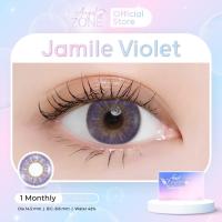 ราคา Angel Zone คอนแทคเลนส์ รุ่น Jamile Violet 14 5 รองรับสายตาปกติและค่าสายตาสั้น 0 50 ถึง 4 00 (23266091527)