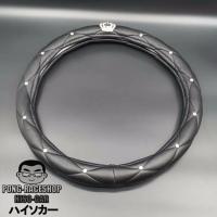 ราคา HISO CAR VIP ครอบพวงมาลัยรถยนต์ สำหรับ รถกระบะ SUV รถเก๋ง รถตู้ รุ่น BASIC FIT สีดำ (20461492939)