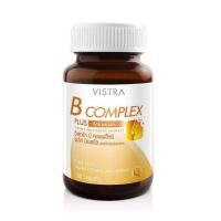 ราคา Vitamin B Complex วิตามินบีรวม ผสมไบโอติน บำรุงร่างกาย ลดอาการอ่อนเพลีย วิสทร้า 30 เม็ด (19311410088)