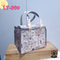 ราคา กระเป๋าผ้าเคลือบ PVC กันน้ำ ซิปรอบ3ด้าน ทรงกล่อง รุ่น LT2 (22522819317)