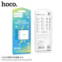 ราคา ส่งจากไทย HOCO C106 หัวชาร์จ 1USB 10 5W ปลั๊กชาร์จ USB Travel Charger แท้100 หัวชาร์จ1พอร์ต จ่ายไฟเต็ม 2 1A 10 5W มีแผงวงจรอัจฉริยะ กันกระแสไฟเกิน (19534568650)