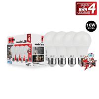 ราคา HI TEK หลอด LED มวยไทย E27 แพค4 แสงขาว เซ็ทสังฆทาน (22066779406)