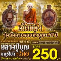 ราคา เหรียญเม็ดแตง รุ่นวันครบรอบทำบุญ85ปี เสาร์5 เนื้อทองแดงรมดำ ปี62 (22821836086)