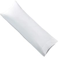 ราคา ปลอกหมอนบอดี้ Body Pillow ลายเรียบ สีขาว Cotton 100 Blue Sleep (2916086512)