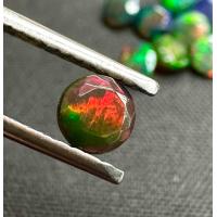 ราคา โอปอลดำตัด 5 มม หินธรรมชาติ 100 Black opal cut 5mm 100 natural gemstone (20445255440)