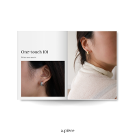 ราคา A piece ต่างหูห่วง silver 925 post One touch 101 collection Thick one touch earrings (22468303095)