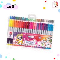 ราคา Master art ปากกาเมจิก 12 สี24 สี36 สี48 สี สีมาสเตอร์อาร์ต ปากกาสีน้ำ Waterbase 1 แพ็ค (18375604478)
