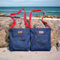 ราคา กระเป๋ายีนส์วินเทจ 1แถม1 2ใบ390 (20065173729)