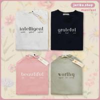 ราคา Jarika shop เสื้อยืด Manifest งานป้าย Jarika จ247 (22515647659)