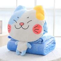 ราคา หมอนผ้าห่มรุ่นน้องแมวน่ารักๆ มีผ้าห่มด้านในขนาด3ฟุต (8724657086)