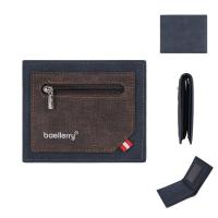 ราคา กระเป๋าผู้ชาย กระเป๋าสตางค์ผู้ชายใบสั้น Baellerry D9199 (22394174287)