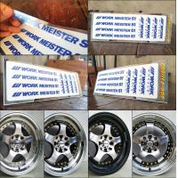 ราคา สติ๊กเกอร์ติดล้อ W WORK MEISTER S1 WWORK Sticker Wheel WORK MEISTER S1 (14696693102)