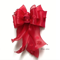 ราคา โบว์ติดผม เน็ตติดผม กิ๊บติดผม แฟชั่น เครื่องประดับผม อุปกรณ์ตกแต่งผม ติดผม ริบบิ้นโบว์ โบว์ใหญ่ โบว์พยาบาล โบว์แดง ตรุษจีน hair bow (16190205190)