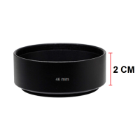 ราคา Hood โลหะทรงกลมสูง 2cm wide ขนาด 77mm 72 67 62 58 55 52 49 43 40 5mm ใส่เลนส์ได้หลายรุ่น (21418944218)