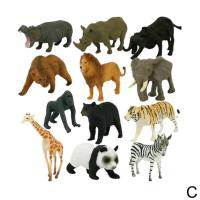 ราคา Mini Animal World Zoo Model Figure Action Toy Set Cartoon Simulation Animal Plastics Toy Lovely Collection For Kids K3D1 (22890666939)