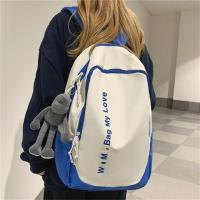 ราคา รุ่นเกาหลี ins ความจุขนาดใหญ่กระเป๋าสะพายคู่สำหรับผู้ชายและผู้หญิงกระเป๋านักเรียนบุคลิกภาพร้อยแฟชั่นนักศึกษากระเป๋าคอมพิวเตอร์กระเป๋าเป้สะพายหลังความจุขนาดใหญ่ (20037113689)
