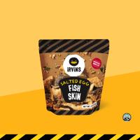 ราคา IRVINS หนังปลาทอดกรอบเคลือบไข่เค็ม Salted Egg Fish Skin ขนาด 80 g (22223604307)