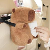 ราคา Capybara กล่องใส่กระดาษทิชชู่ของในรถที่ใส่รถยนต์เบาะหลังกล่องทิชชู่ที่ใส่ตุ๊กตา hiasan interior ของเล่นอัตโนมัติ (23224534835)