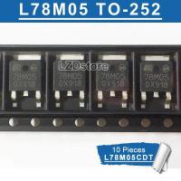 ราคา 10 ชิ้น L78M05CDT TO252 L78M05 TO 252 78M05 5 โวลต์ SMD ควบคุมแรงดันไฟฟ้าบวก (20243927762)