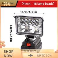 ราคา Lokei Makita ไฟทำงาน LED แบตเตอรี่ Li ion 18V ขนาด3 4นิ้วไฟฉายฉุกเฉินแบบพกพาโคมไฟตั้งแคมป์ (23110603819)