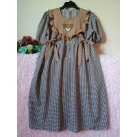 ราคา เดรสคลุมท้องลายสก็อตปักเรนโบว์ หมี (23354090155)