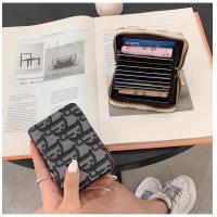 ราคา กระเป๋าใส่บัตรใบเล็กแบบมีซิปสำหรับผู้หญิง กระเป๋าใส่บัตรบัตรเครดิตแบบหรูหรา กระเป๋าใส่เอกสารแบบมีซิปสำหรับใส่บัตรหลายช่อง (23287817656)