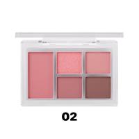 ราคา odbo อายแชโดว์ เนื้อสัมผัสนุ่มนวล Eye Blush Crush Palette ODS04 (21462614845)